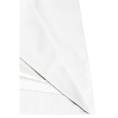 White 4-in-1 Room Divider Soundproof Thermal Blackout Custom Curtain MC720