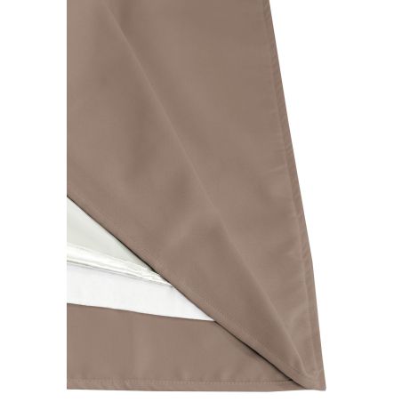 Brown 4-in-1 Room Divider Soundproof Thermal Blackout Custom Curtain MC8220