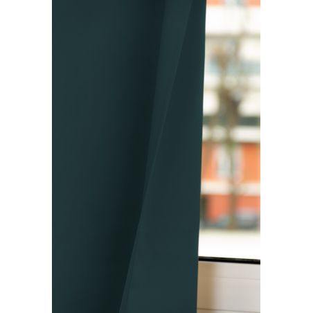 Dark Teal 100% Total Blackout Custom Curtain Revolution MC56