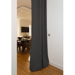 Anthracite Grey 4-in-1 Room Divider Soundproof Thermal Blackout Curtain MC732