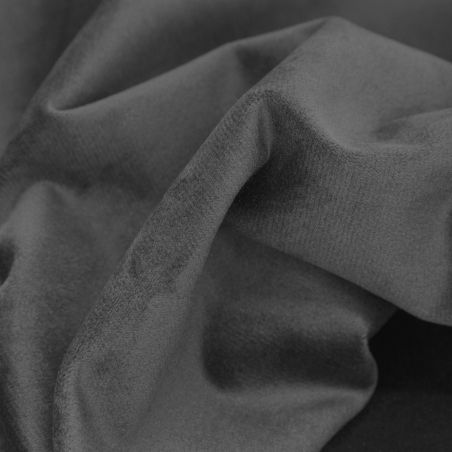 Mid Grey 3-in-1 Soundproof Thermal Blackout Custom Curtain Velvet Venise MC09