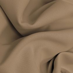 Brown Cotton Piqué Effect Blackout Custom Curtain MC8220