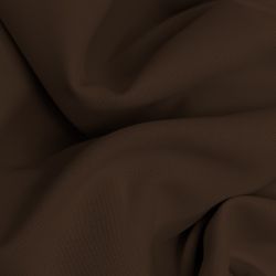 Brown Cotton Piqué Effect Blackout Custom Curtain MC610