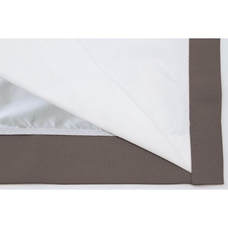 Warm Grey Thermal Blackout Custom Curtain MC7305