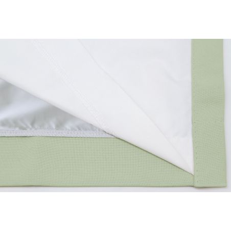 Pale Green Thermal Blackout Custom Curtain MC540