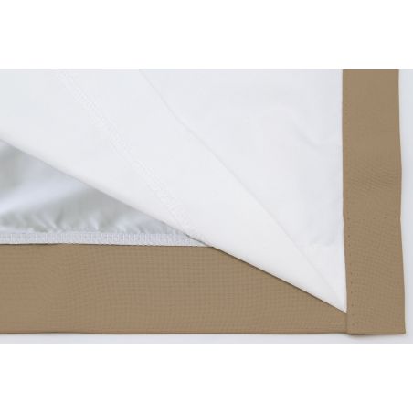 Light Brown Thermal Blackout Custom Curtain MC8220