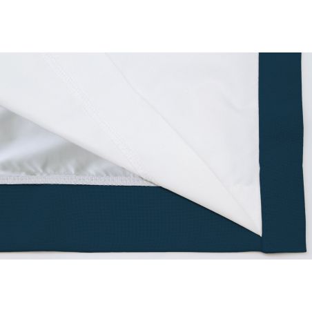 Dark Teal Thermal Blackout Custom Curtain MC56