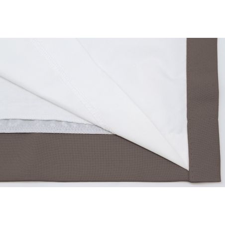Warm Grey 3-in-1 Soundproof Thermal Blackout Custom Curtain MC7305