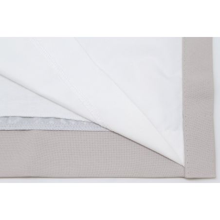 Light Grey 3-in-1 Soundproof Thermal Blackout Custom Curtain MC17