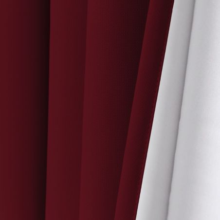 Deep Red 3-in-1 Soundproof Thermal Blackout Custom Curtain MC330