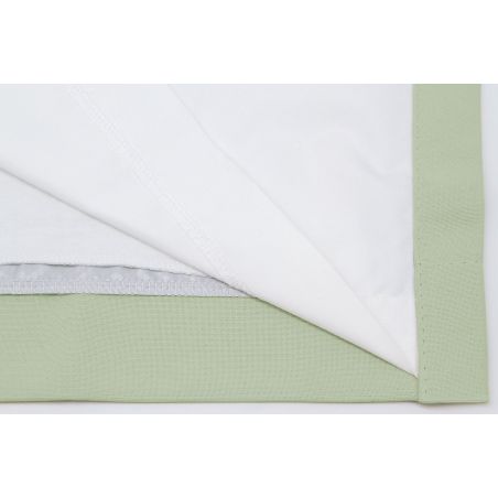 Pale Green 3-in-1 Soundproof Thermal Blackout Custom Curtain MC540