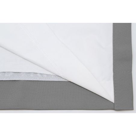 Mid Grey 3-in-1 Soundproof Thermal Blackout Custom Curtain MC09