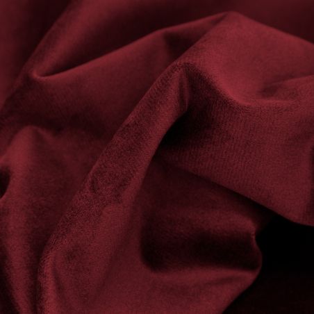 Red 4-in-1 Room Divider Soundproof Thermal Blackout Custom Curtain Velvet Venise MC214
