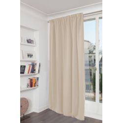 Beige 3-in-1 Soundproof Thermal Blackout Curtain Velvet Venise MC15
