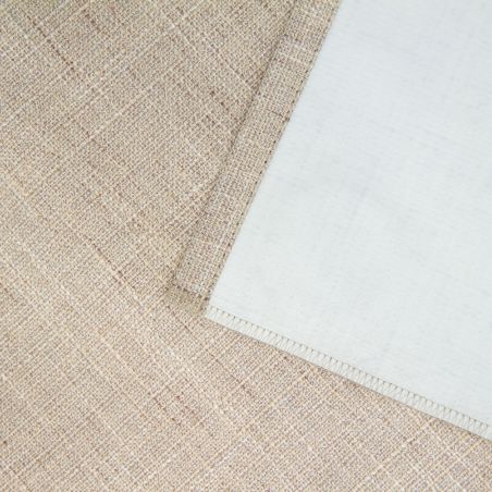 Beige 100% Total Blackout Custom Curtain Raffaelo MC632