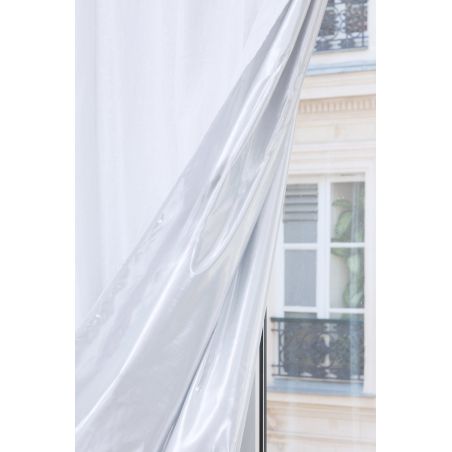 White Thermal Custom Sheer Curtain Heidi MC720