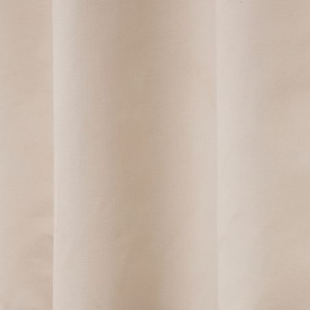 Beige 100% Total Blackout Custom Curtain Romy MC634