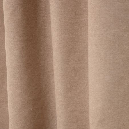 Beige Thermal 100% Blackout Custom Curtain Romy MC8220