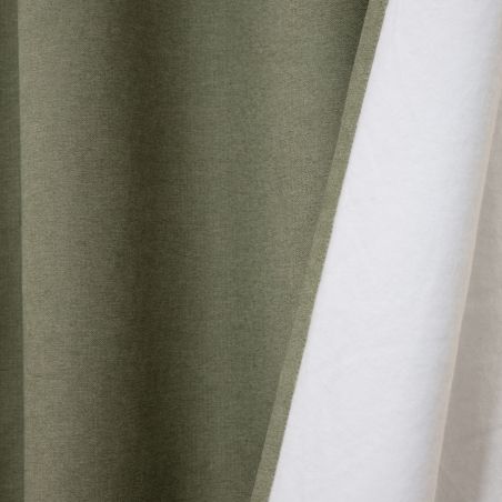 Green Thermal 100% Blackout Custom Curtain Romy MC533