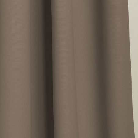 Taupe 4-in-1 Room Divider Soundproof Thermal Blackout Custom Curtain MC740