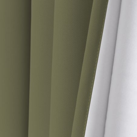 Green 3-in-1 Soundproof Thermal Blackout Custom Curtain MC533