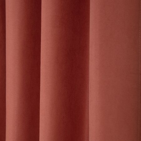 Terra Cotta Thermal Blackout Custom Curtain Cocoon MC7005