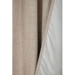 Beige Thermal 100% Blackout Curtain Mars MC632