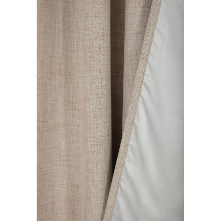 Beige Thermal 100% Blackout Curtain Mars MC632
