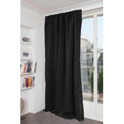 Black 3-in-1 Soundproof Thermal Blackout Curtain MC710