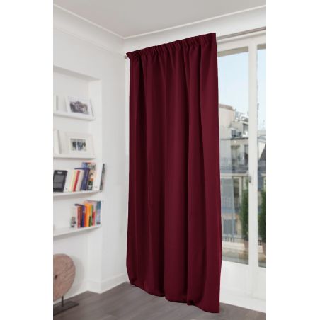 Deep Red Thermal Blackout Curtain MC330