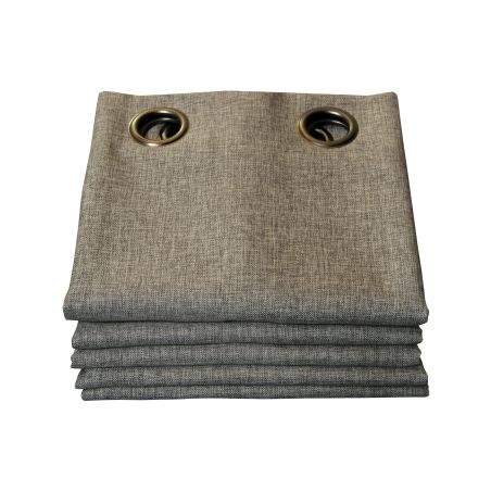 Taupe 100% Total Blackout Curtain Colorado MC740