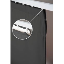 Anthracite Grey 4-in-1 Room Divider Soundproof Thermal Blackout Curtain MC732