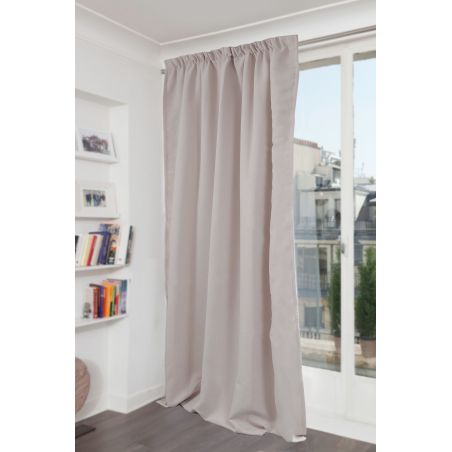 Light Grey 3-in-1 Soundproof Thermal Blackout Curtain MC17