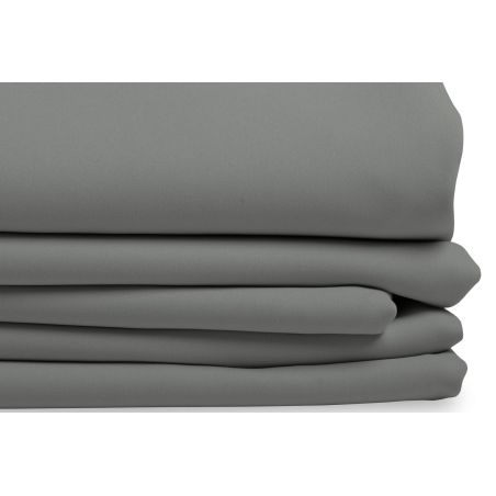 Grey Thermal Blackout Custom Curtain MC704
